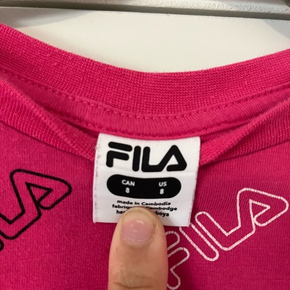 FILA girl t shirt - Picture 2 of 2
